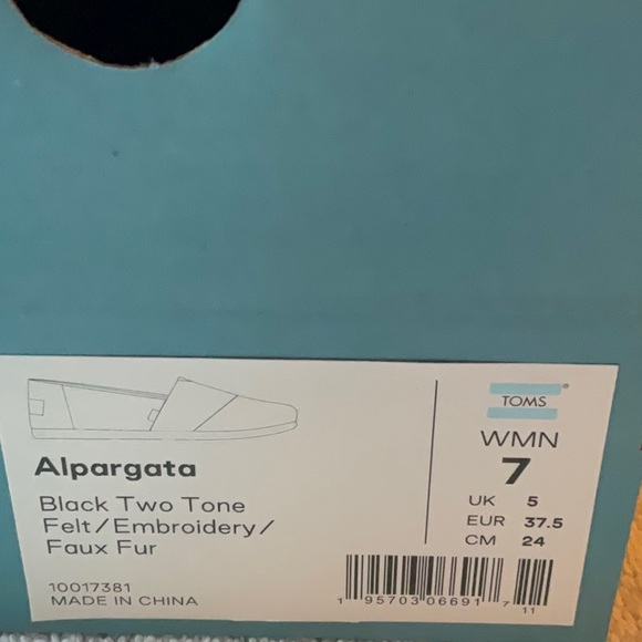 ⭐️ TOMS EMBROIDERY ALPARGATA SHOES ⭐️NWT ⭐️ - Picture 13 of 16